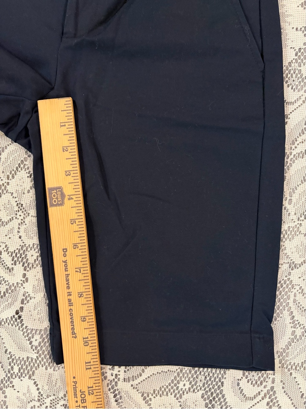 Banana Republic Striped Seersucker Bermuda Shorts & Navy Bermuda Shorts - Picture 5 of 16